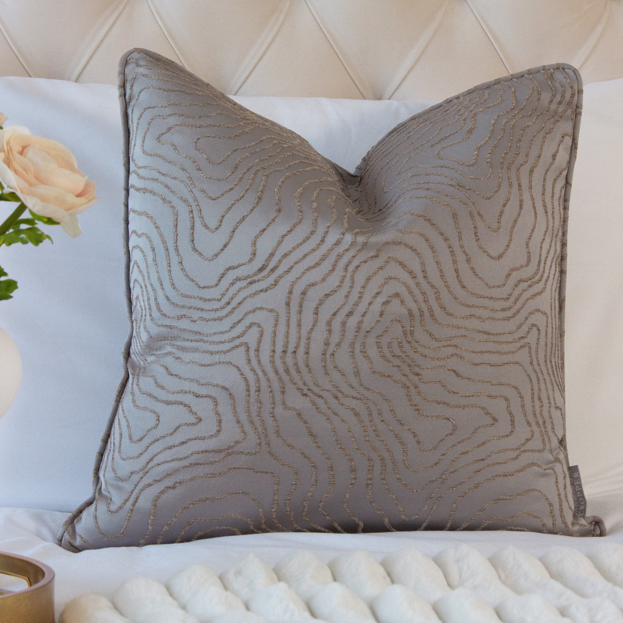 Beau Oak Piped Cushion