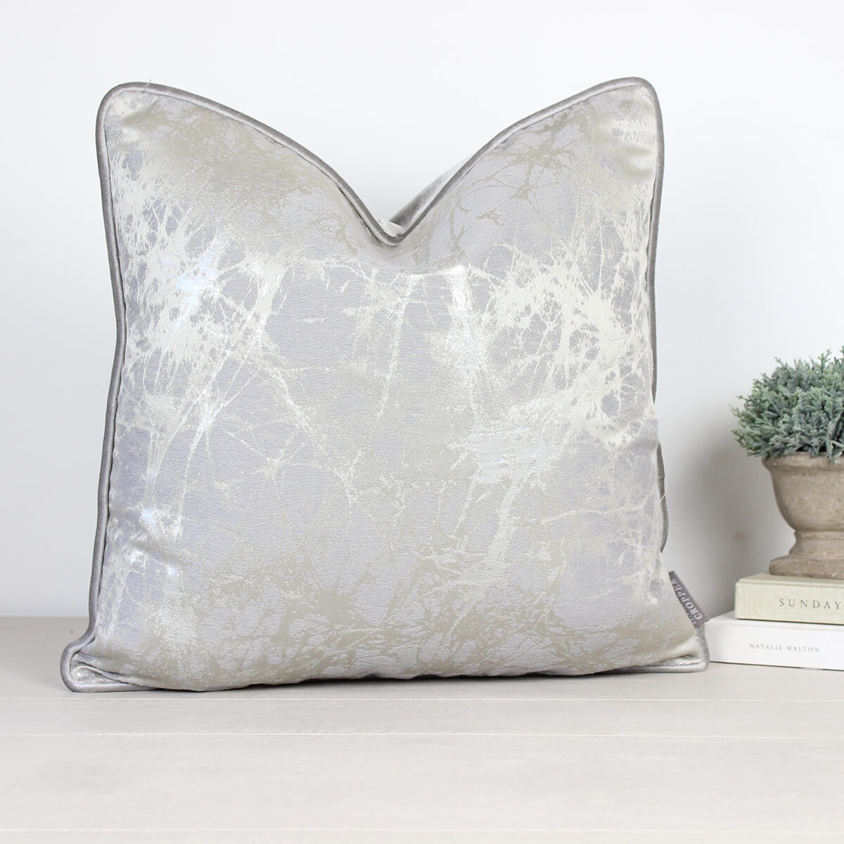 Lava Silver Cushion