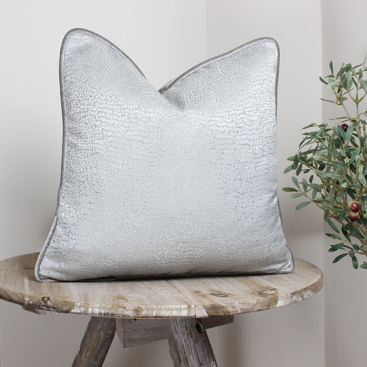 Serpa Silver Cushion