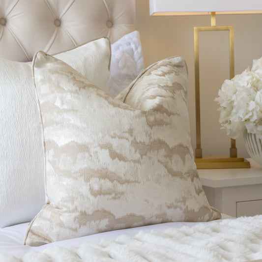 Nimbus Gold Piped Cushion