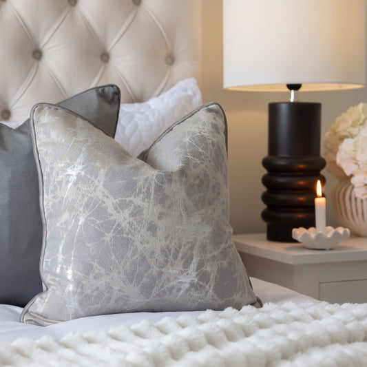 Lava Silver Cushion